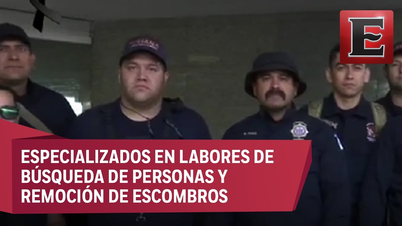 Equipos de rescatistas internacionales llegan a México