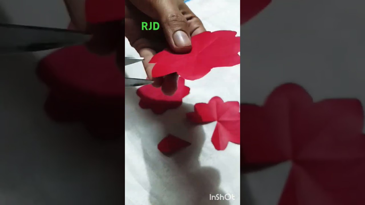 How to make paper rose 🌹