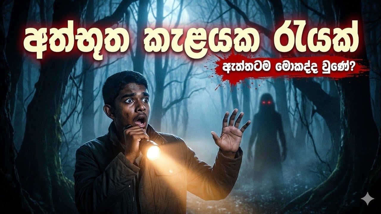 මම අද්භූත කැළයක රැයක් හිටියා / මට බයානක සිද්දි ගොඩක් වුණා.