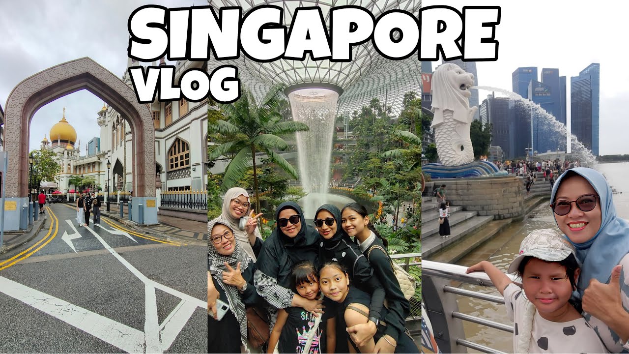 EXPLORE MESJID SULTAN | MERLION | JEWEL | MUSHOLAH T4 CHANGI AIRPORT| SINGAPORE