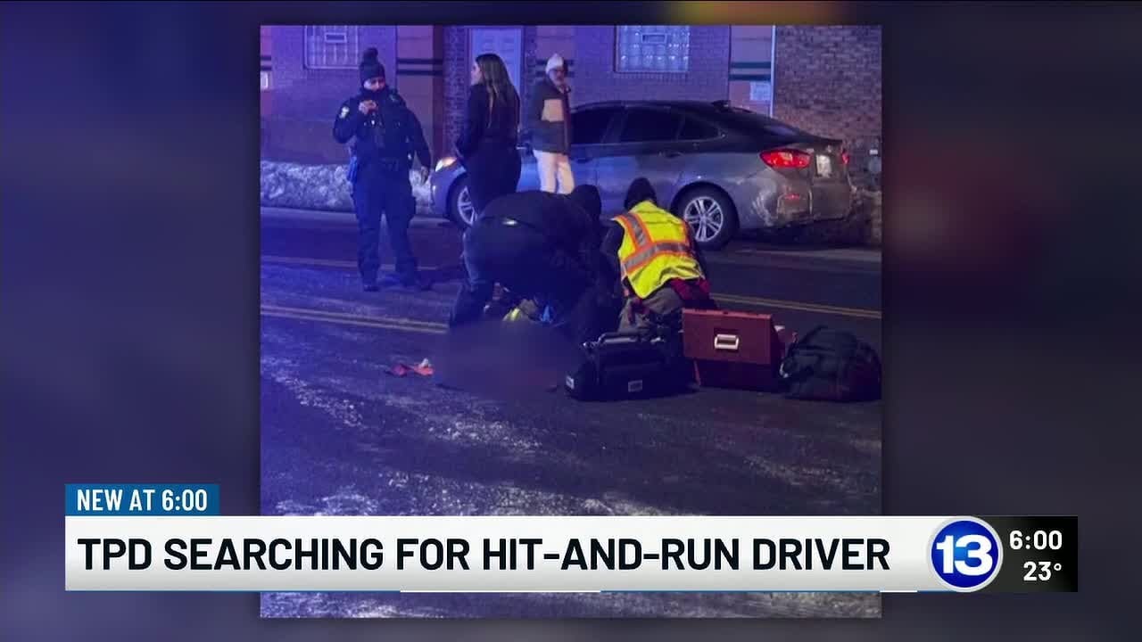 TPD searching for hit-and-run driver