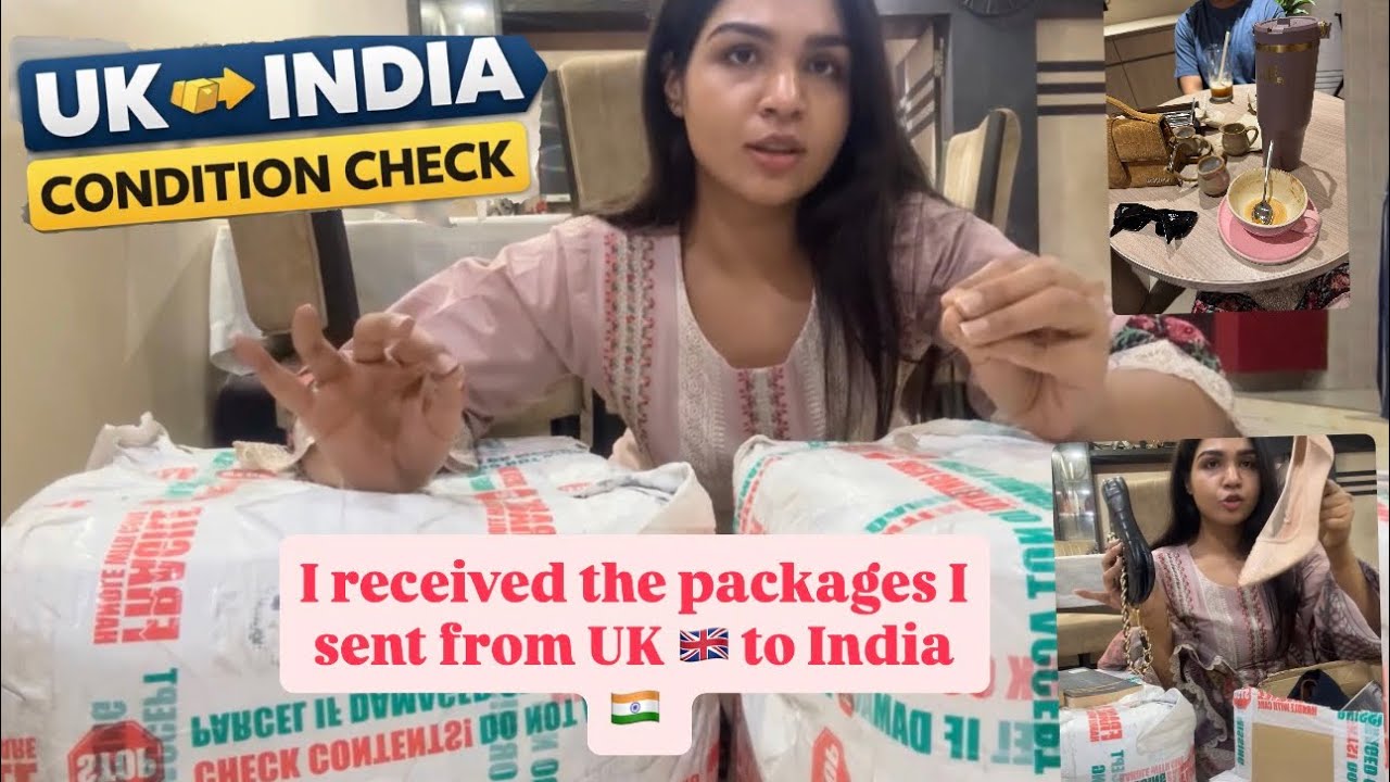 Mere Boxes London se aagye 🇬🇧🥰 We went to a new coffee shop in Calcutta 🇮🇳 ☕️ Unboxing 📦 