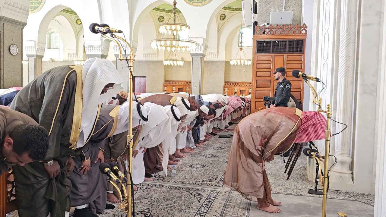 صلاة الجمعة 3- 3- 1446هـ# الشيخ . د أحمد الغامدي# تبليغ الصلاة المؤذن/ مبارك المولد