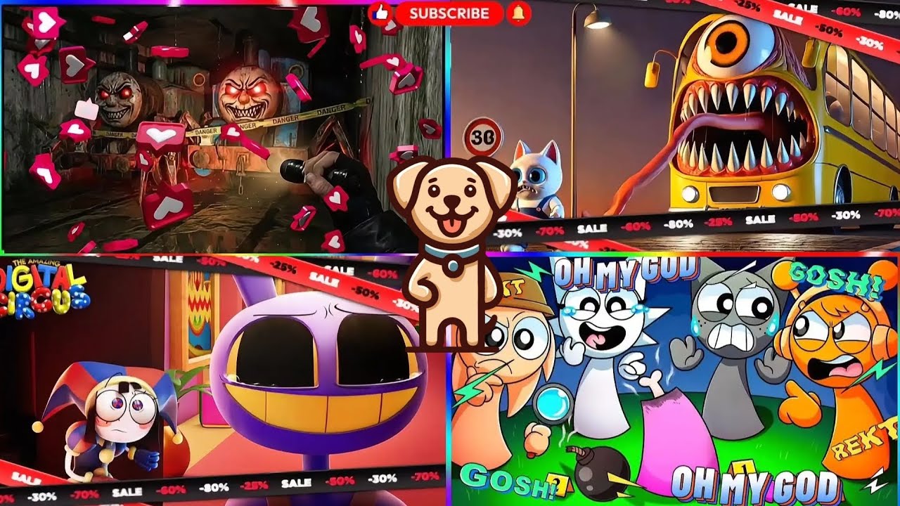 Thomas Train 🚂 🆚 Monster School 👾📚 🆚 Suprinki 🎭 🆚 Pomni EXE 😈Tiles Hop EDM Rush 
