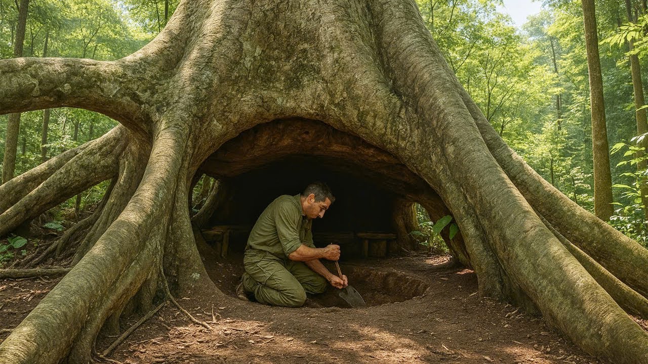 Surviving Alone in the Jungle: My 72-Hour Adventure Under a Giant Tree