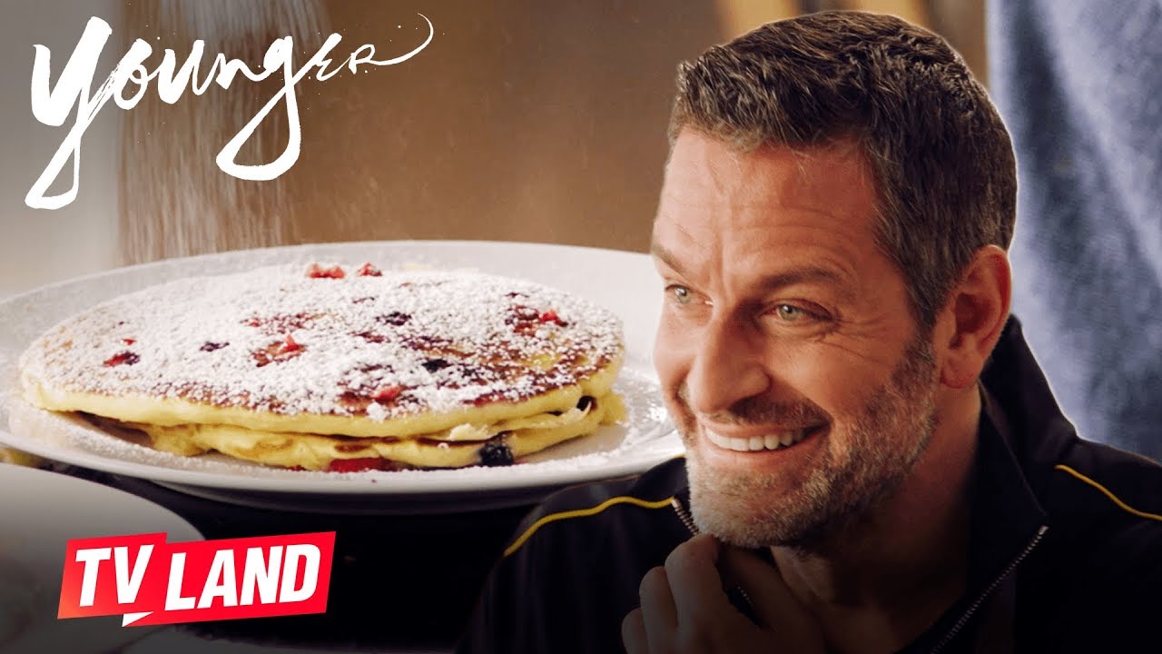 Making Pancakes w/ Peter Hermann 🥞 Younger | TV Land
