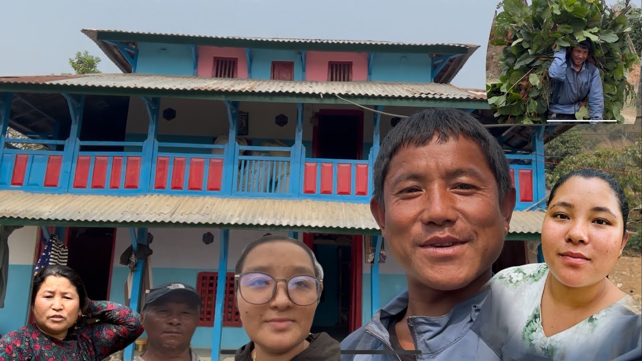 आज दिन भरि बुढा बुढी भएर ४ भरि घॅंस् काटेर दुर्गा साली लाई लिएर आईयो ।किन ल्याईयो साली लाई?min Joi 