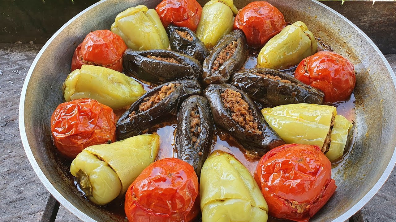 ƏN DADLI BADIMCAN DOLMASI / ВЕЛИКОЛЕПНАЯ ДОЛМА ИЗ ОВОЩЕЙ  (АЗЕРБАЙДЖАНСКАЯ КУХНЯ)