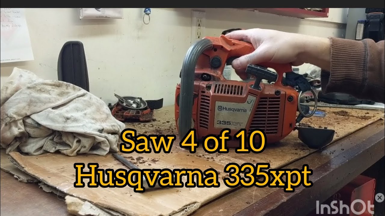 Husqvarna 335xpt not oiling. saw 4 of 10 repaired!
