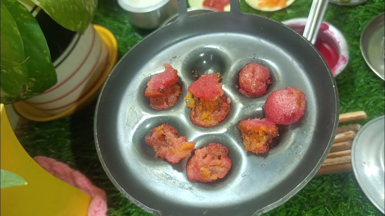 Beetroot Idli recipe miniature #beetroot recipe mini cooking 
