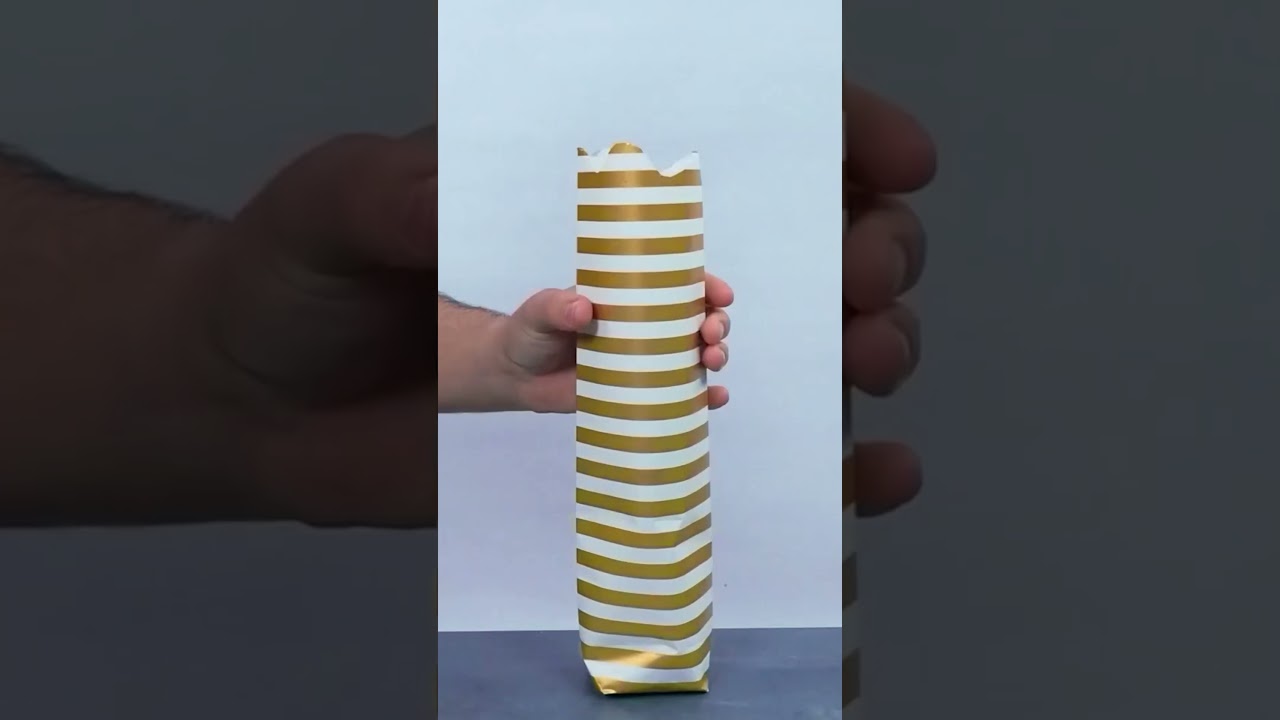 Easy way to wrap a bottle! #shorts