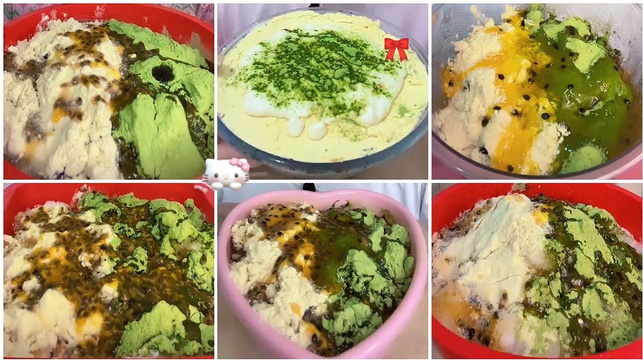 SEEME || ICE WITH CREAMY PASSION FRUIT, MILK AND MATCHA POWDER || ONLY BITES 🏜️🍵