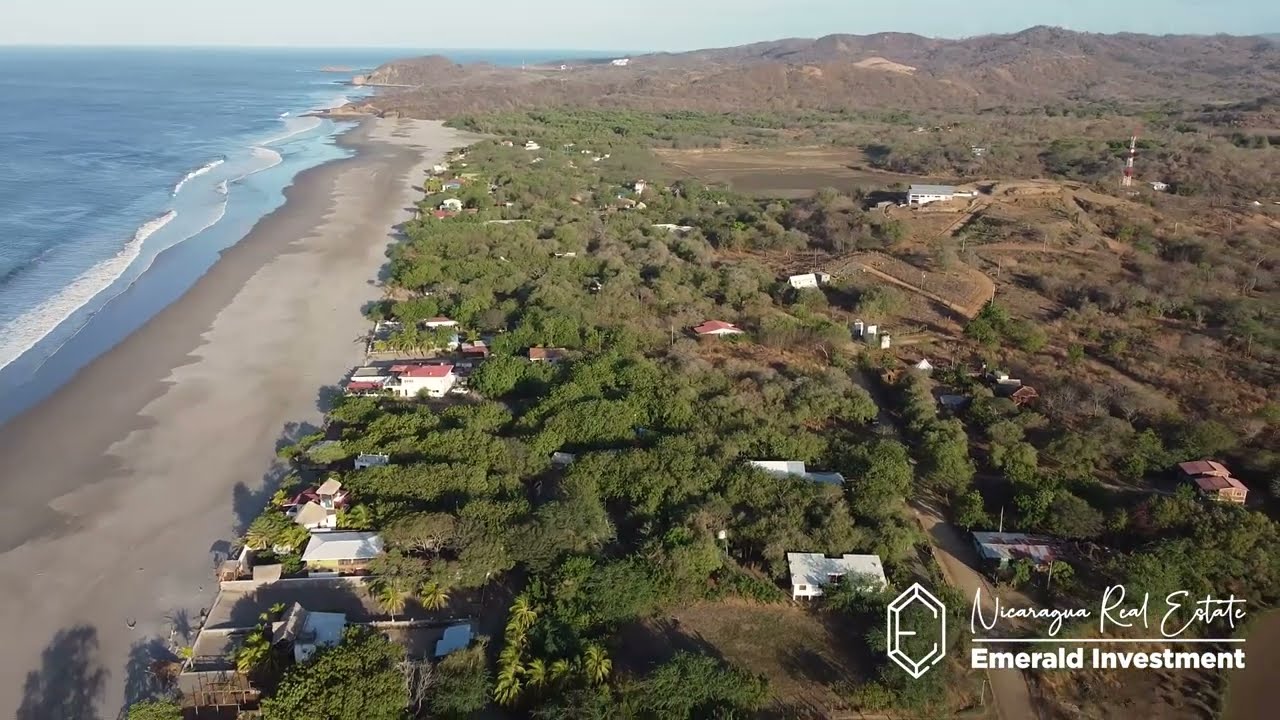 Beachfront Land for sale in Playa Guasacate Nicaragua | Guasacate Beachfront Land