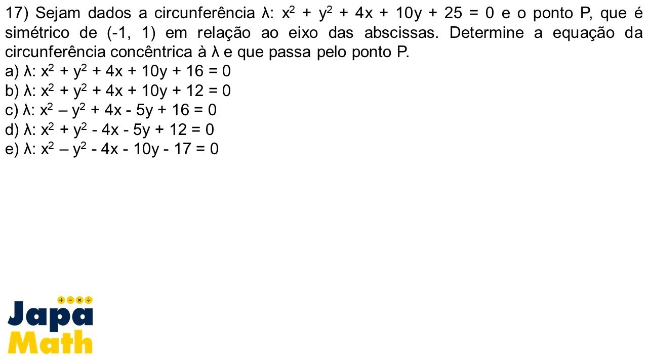 Prova Resolvida EsPCEx (2013 - 2014) - Geometria Analítica