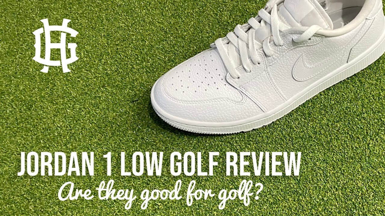Jordan 1 Low Golf - Unboxing & Review - Are They Good for Golfers?