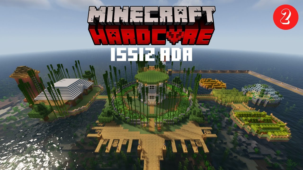 Minecraft Hardcore'da ISSIZ ADADA Hayatta Kalmak! | B2