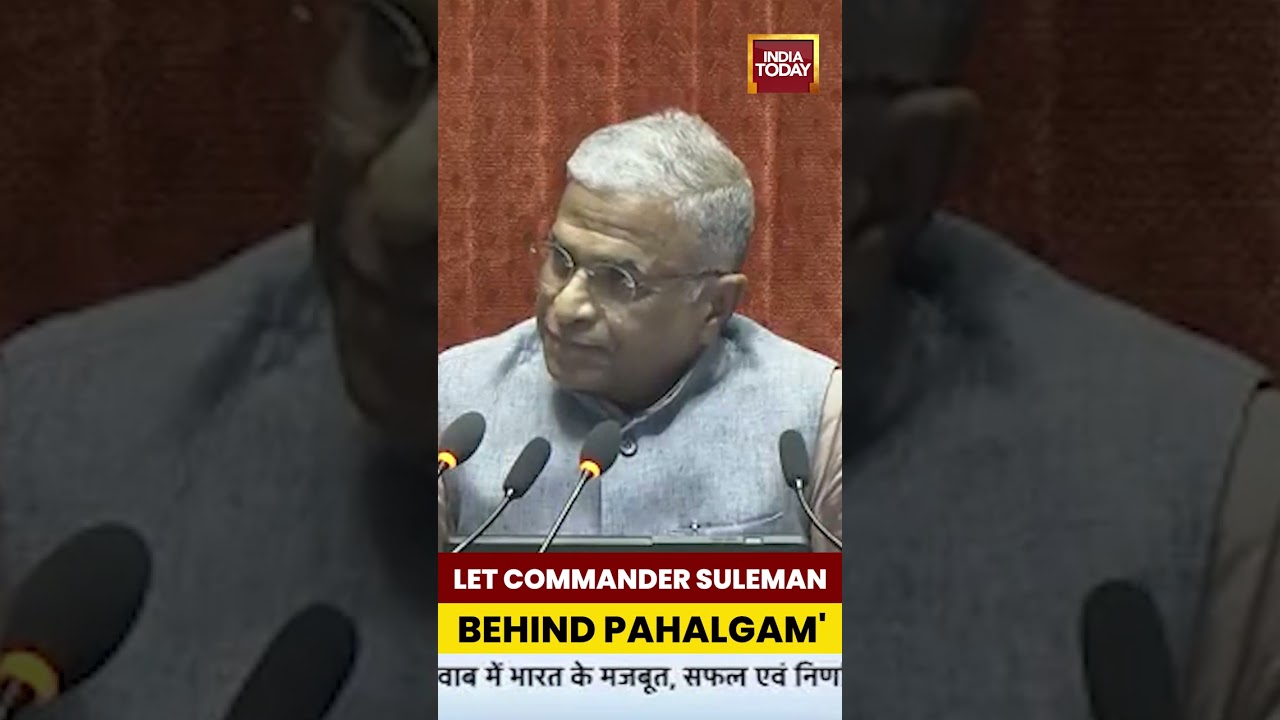 LeT Commander Suleman Behind Pahalgam Attack: Amit Shah | Operation Sindoor Debate