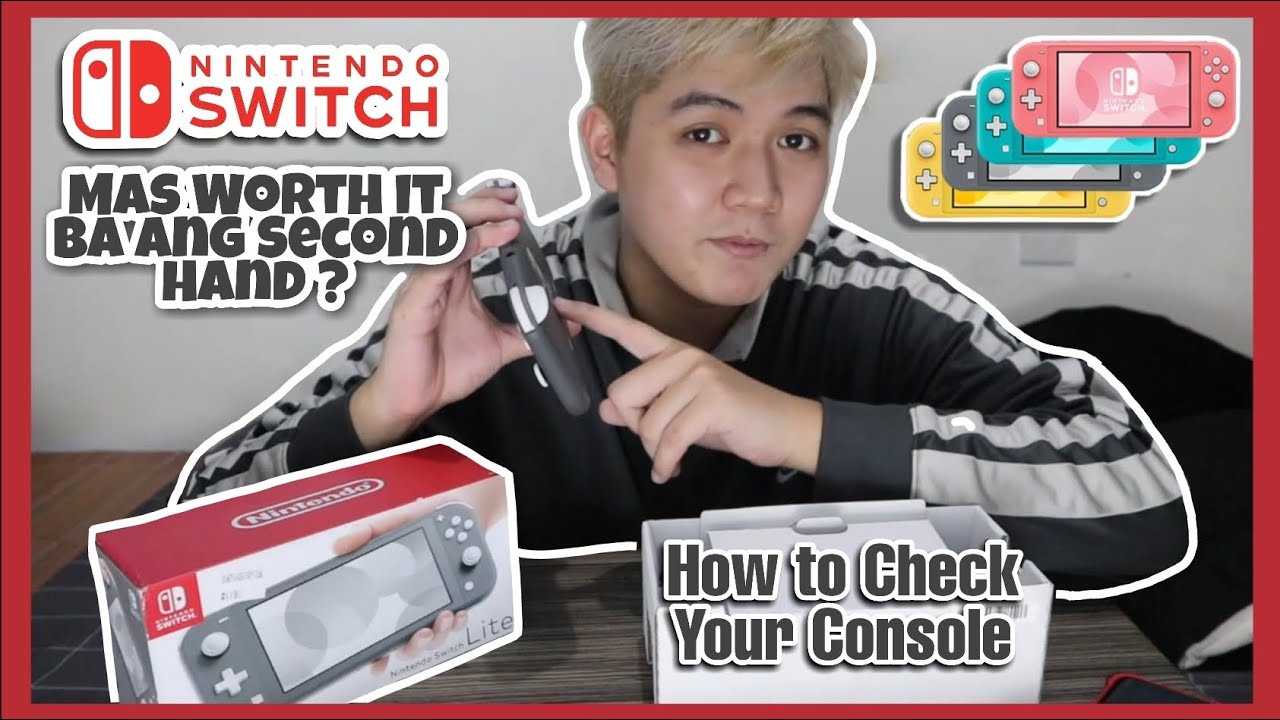 Unboxing 2nd hand Nintendo  switch lite| Mas Worth It Ba Ang Second hand? How to Check Your Console!