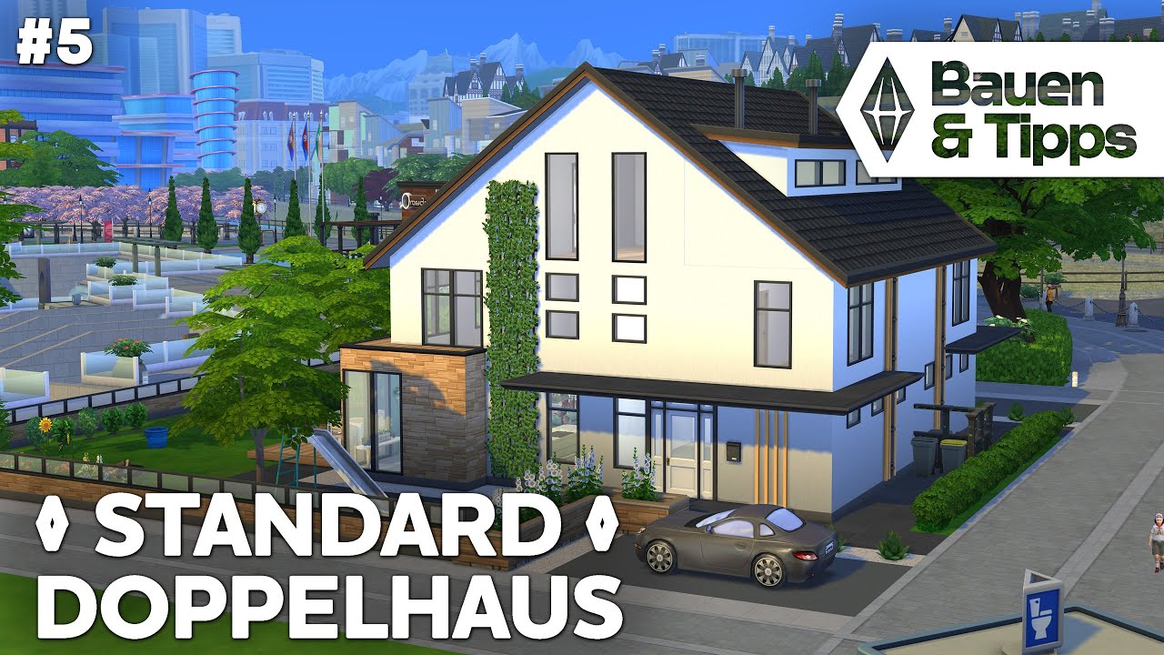 Entspannt Grundriss bauen 🏠🏠 in Die Sims 4 💚 Let's Build Doppelhaus #5 (deutsch)
