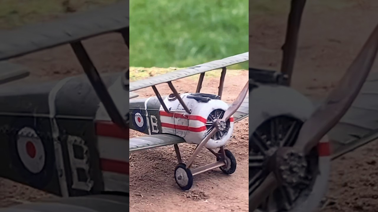 Academy 1:72 Sopwith Camel completed #ww1 #scalemodel