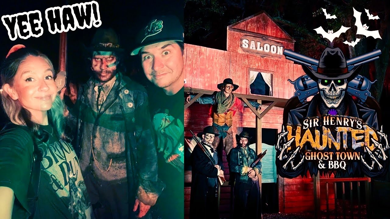The Perfect Halfway to Halloween Event!🖤 Sir Henry’s Haunted GHOST TOWN & BBQ!🤠