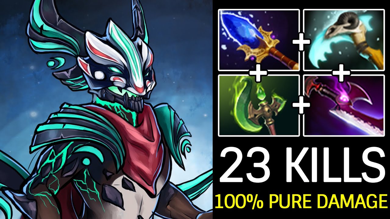 Outworld Destroyer Pure Damage &ndash; Show Crazy Power 23 Kills Dota 2