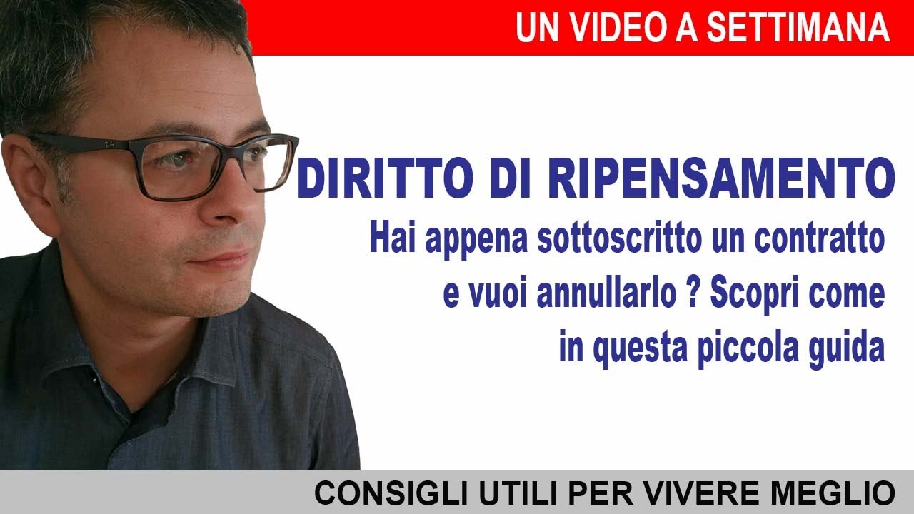 Contratti, ripensamento e nullità dei contratti