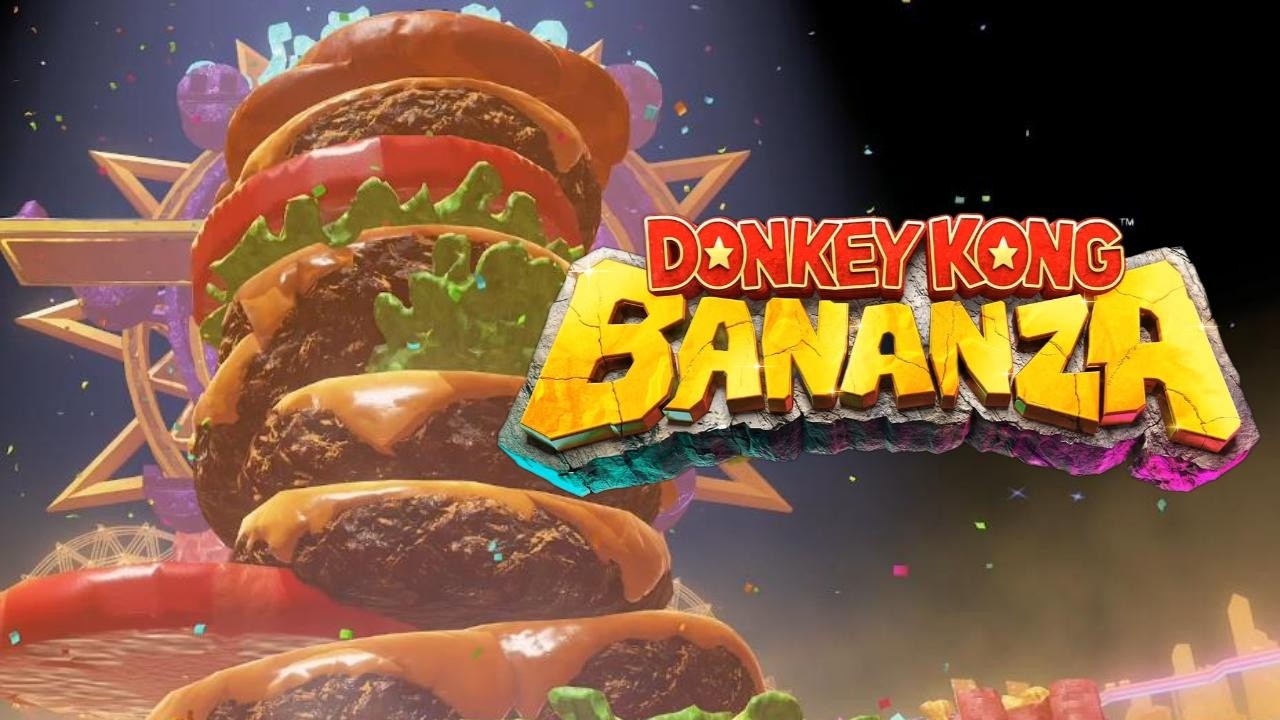 でっけえバーガーを積み上げる【ドンキーコング バナンザ #25】