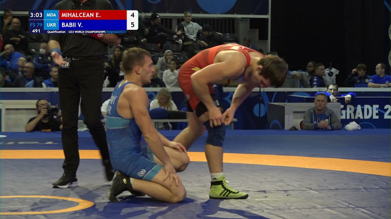Qual. FS - 79 kg: E. MIHALCEAN (MDA) v. V. BABII (UKR)