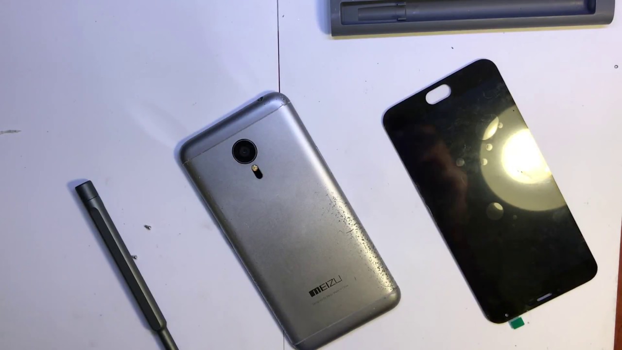 Meizu MX5 - разборка, замена дисплея / disassembly, replacement of the display