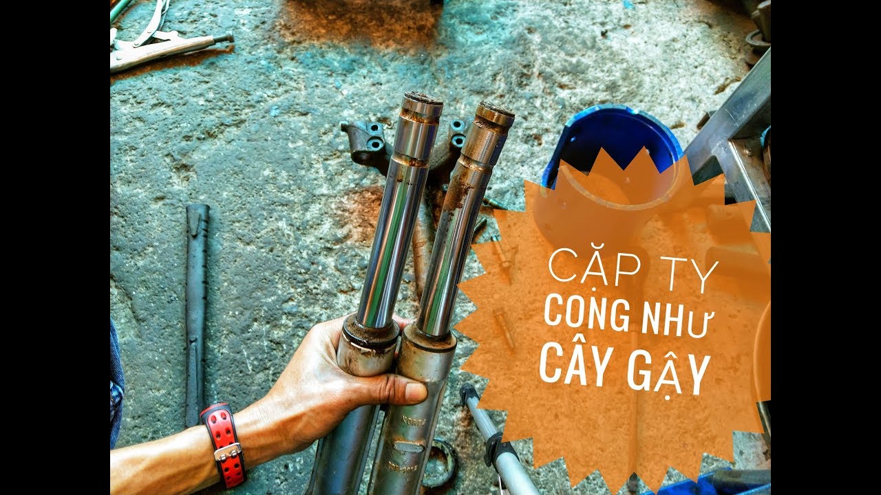 Sửa Chảng Ba Xe Dream... Cặp ty cong như cây gậy