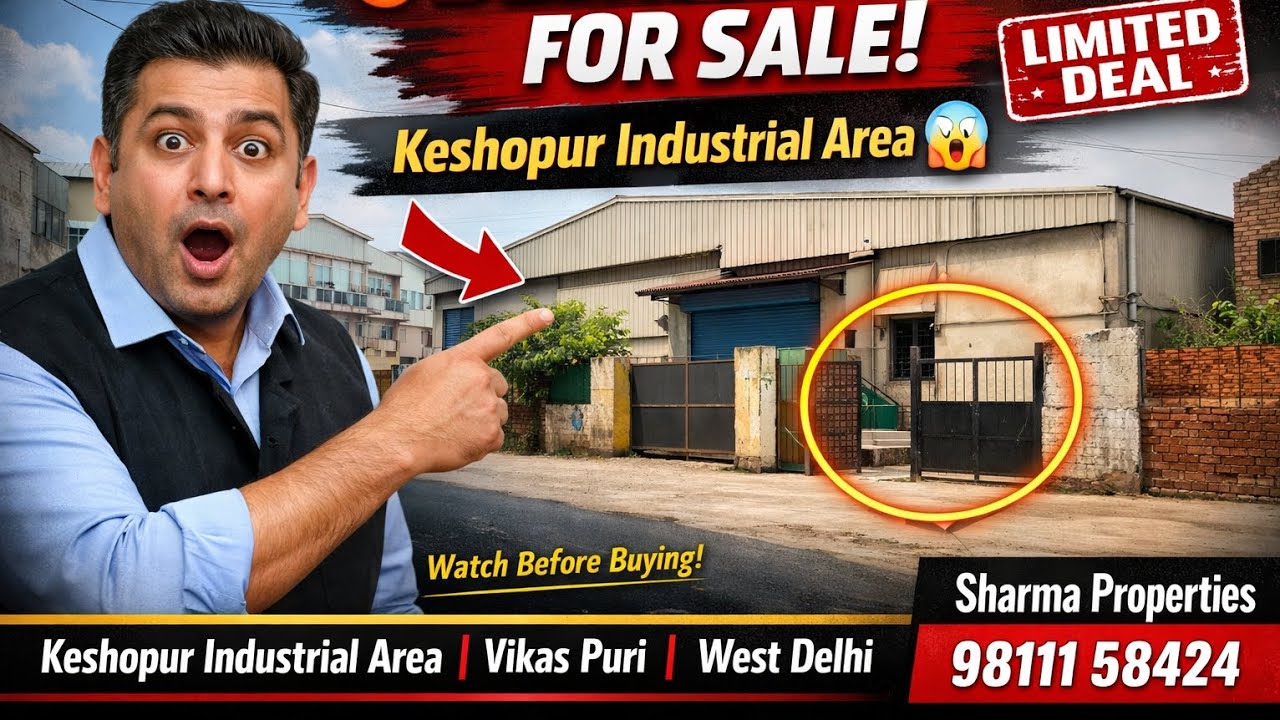 West Delhi Industrial Property &ndash; You Won&rsquo;t Believe This Price! Delhi commercial property 