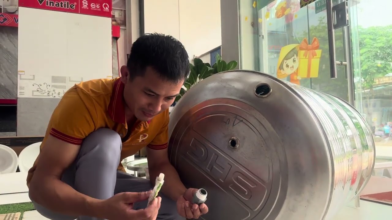 Lắp ren cho bồn nước Inox như thế nào cho đúng ???