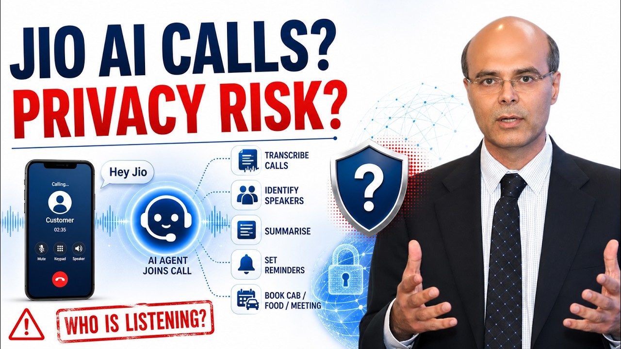Jio AI Call Agent: Personal Concierge or Privacy Risk? | Hey Jio Explained