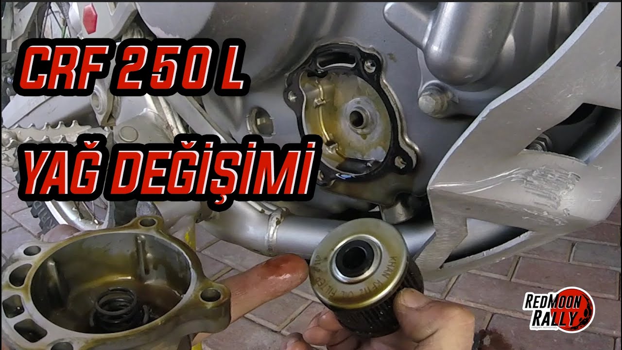 Honda CRF 250L Yağ ve Yağ Filtresi Değişimi