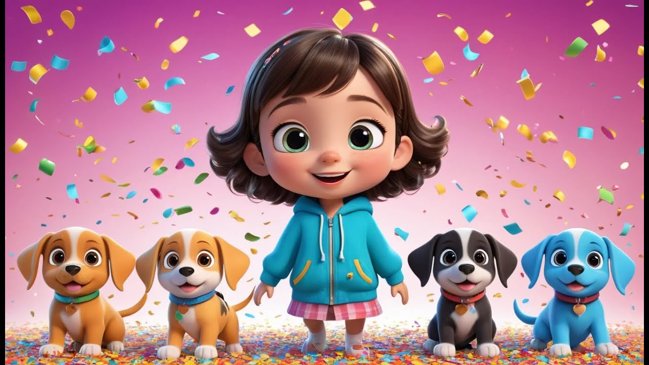 Counting Puppies Playing in the Park | Fun Kids Song | Toddler Learning Rhyme