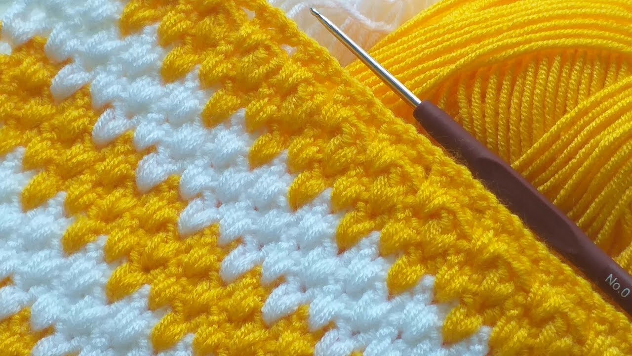 ❣SUBTİTLED❣ GÜZEL TIĞ İŞİ BATTANİYE MODELİ /CROCHET BABY BLANKET PATTERNS