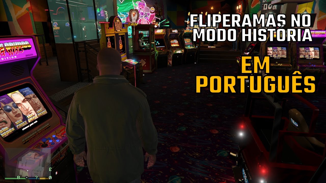 Mod Fliperamas no Gta V Enhanced Modo História