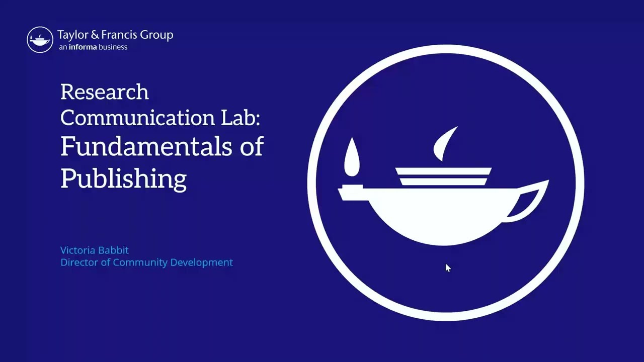 Research Communication Lab1: Fundamentals of Publishing