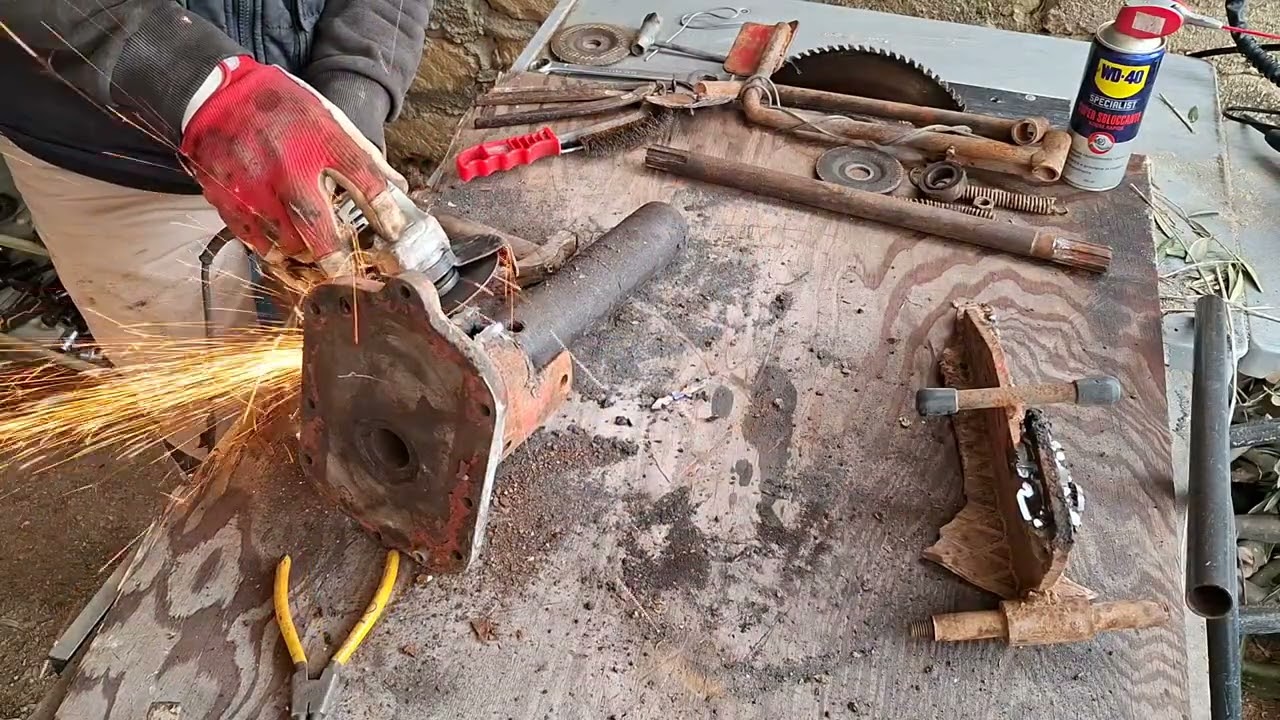 Parte 2 -Restaurare tractor 🚜 MAB GB 51cu motor Lombardini LDA100