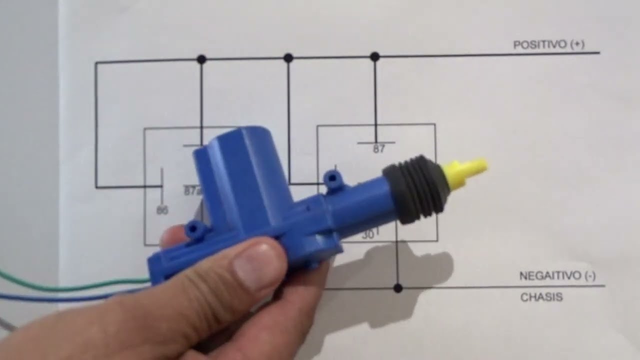 Como instalar actuadores y relay, instalación eléctrica