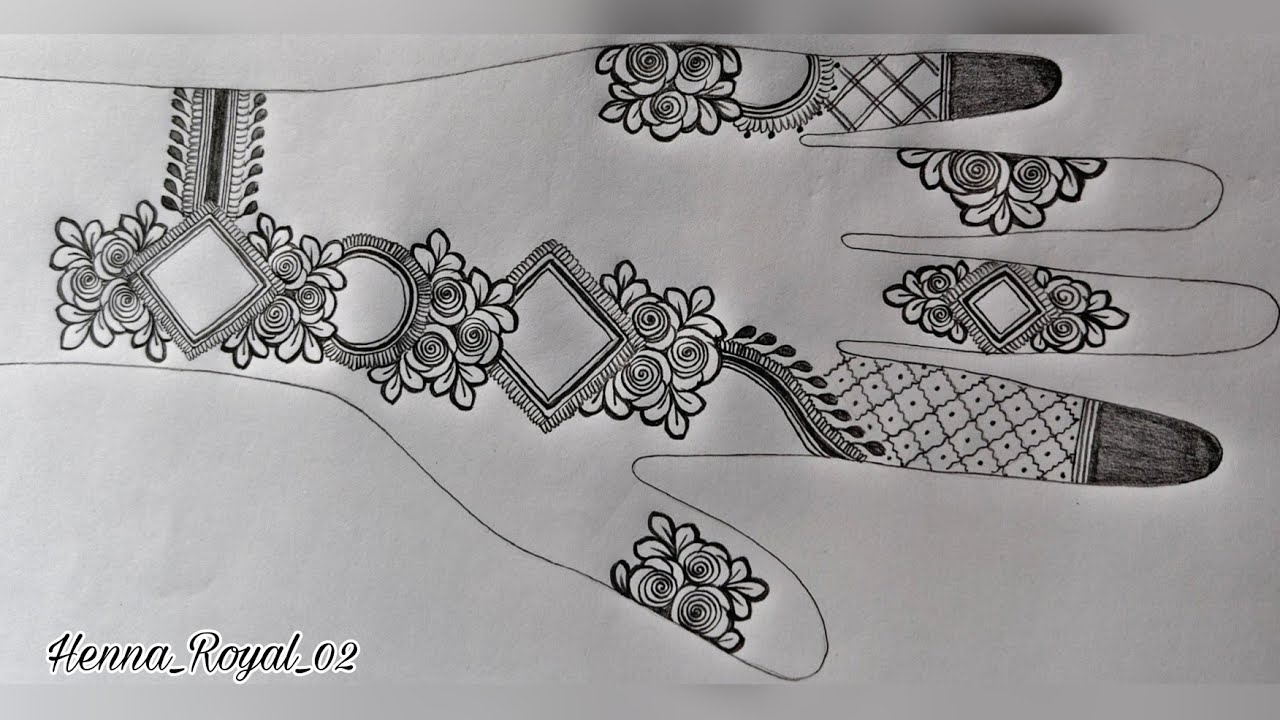 Rose 🌹 Mehndi Designs For Front Hand 😍🔥|| Rose Day Special Mehndi 