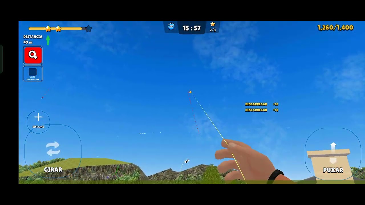 Kite fly game with cutting ✂️ (part 12)