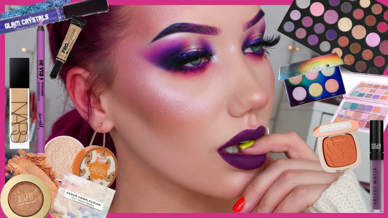 MONOCHROMATIC VAMPY PURPLE MAKEUP TUTORIAL | MAKEMEUPMISSA