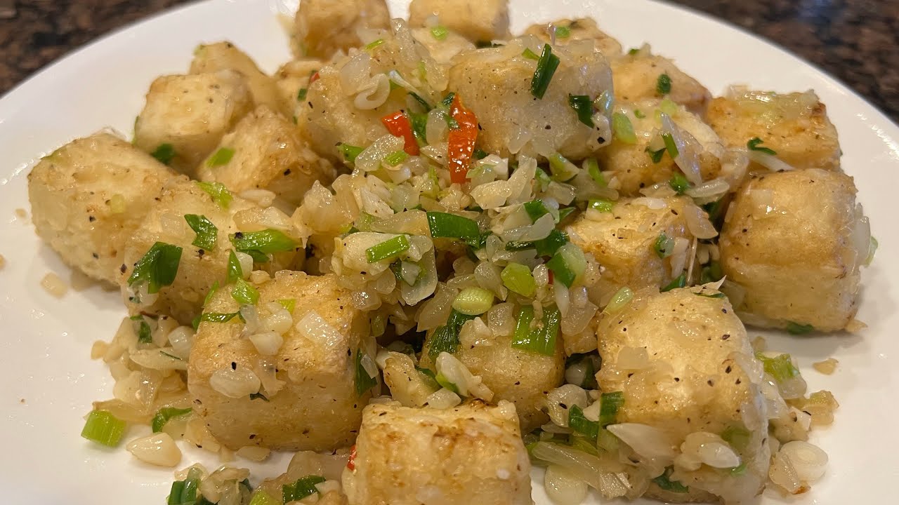 Crispy Salt and Pepper Tofu