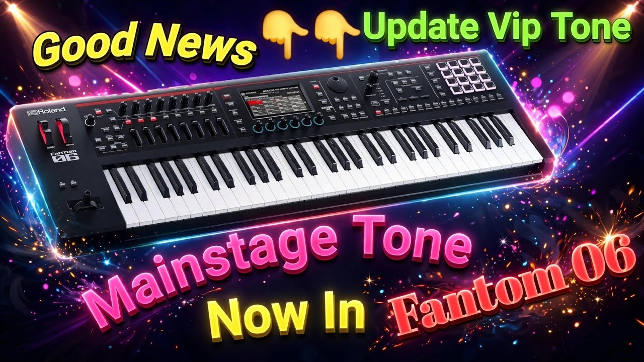 Roland Fantom 06 &Fantom6 Very special & Update Bollywood & Western Tone|Mainstage Tone in Fantom 06