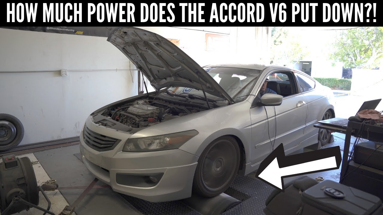 HOW MUCH POWER DID BOLT-ONS ADD TO THE ACCORD V6?! | 2008 Honda Accord V6 Dyno Baseline