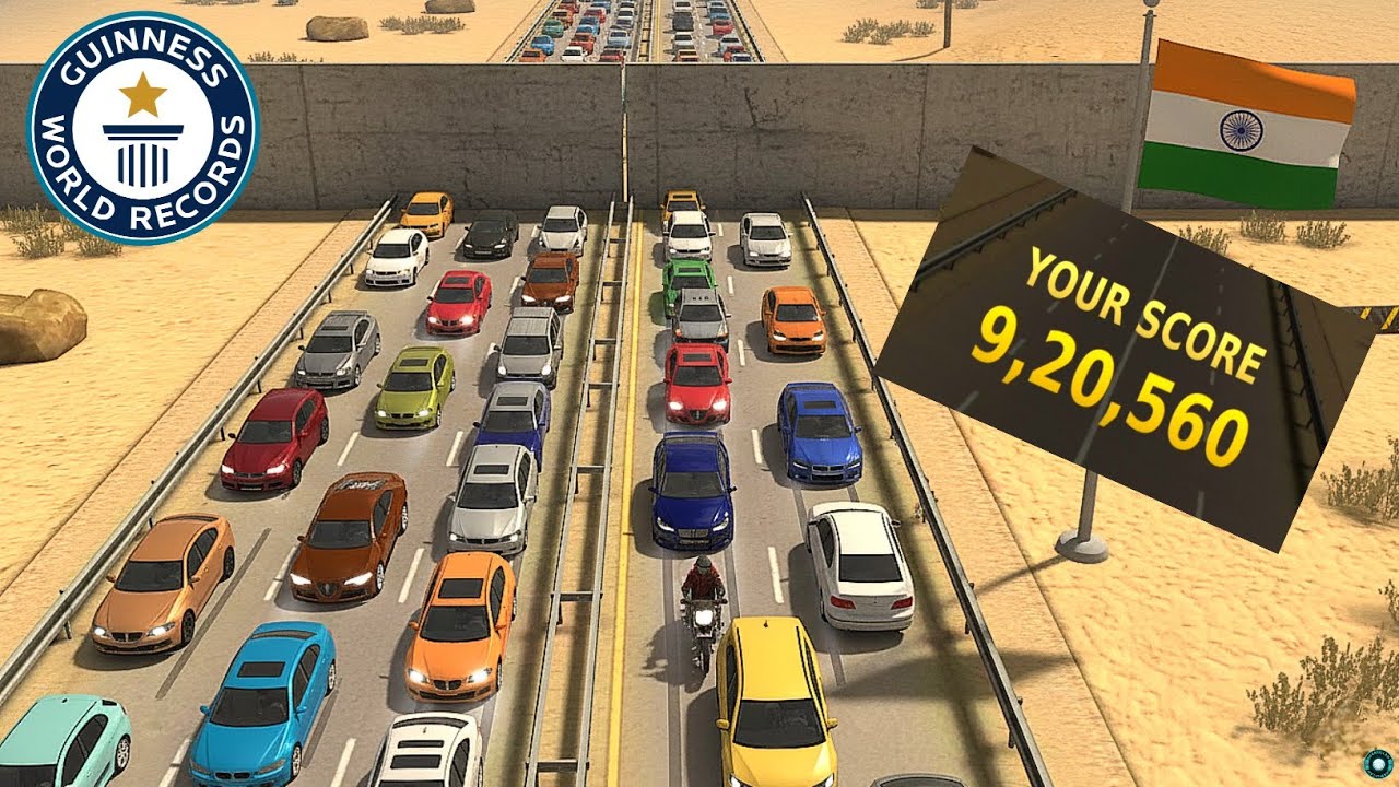 Traffic Racer - 9,20,560 Score World Record Without Using Brake | Bugatti Veyron | Official Gameplay