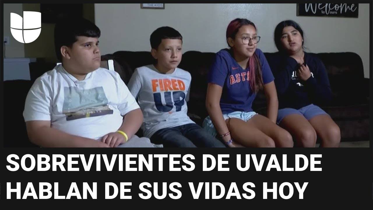 Niños sobrevivientes del tiroteo en Uvalde cuentan cómo han sido sus vidas tras un año de la masacre