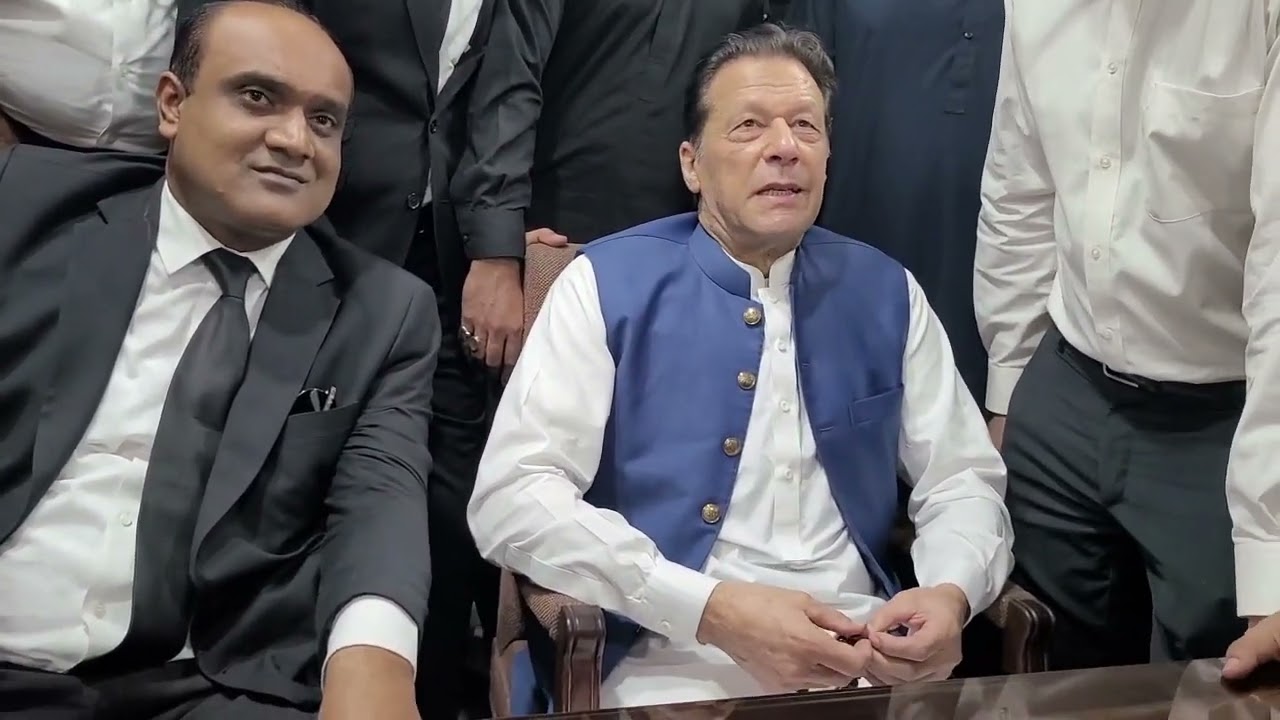 Chairman PTI Imran Khan Exclusive Talk with Court Reporters in Lahore High Court